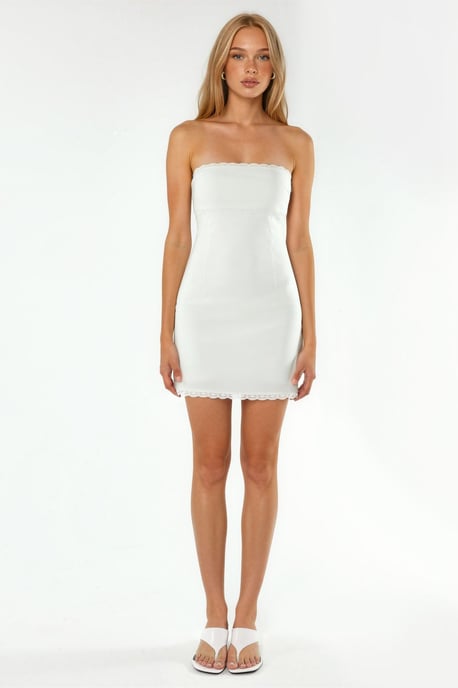 Bengalin-Minikleid mit Spitzenverzierungen - Image 5