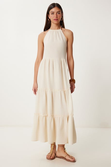 Rüschenträger Maxi-Kleid - Image 6