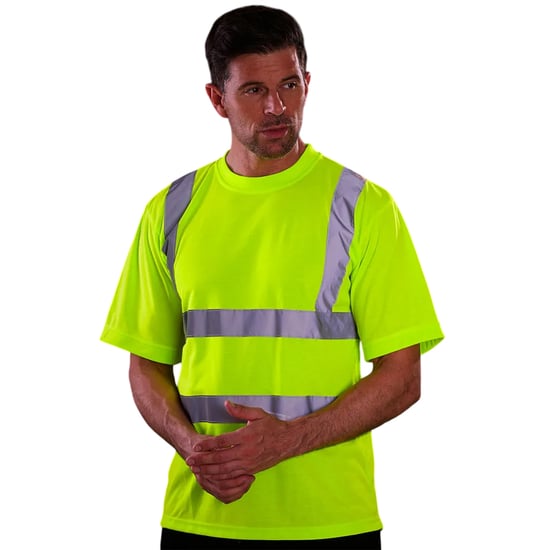 Yoko - "Fluo" T-Shirt für Herren (Gelb) - Image 1