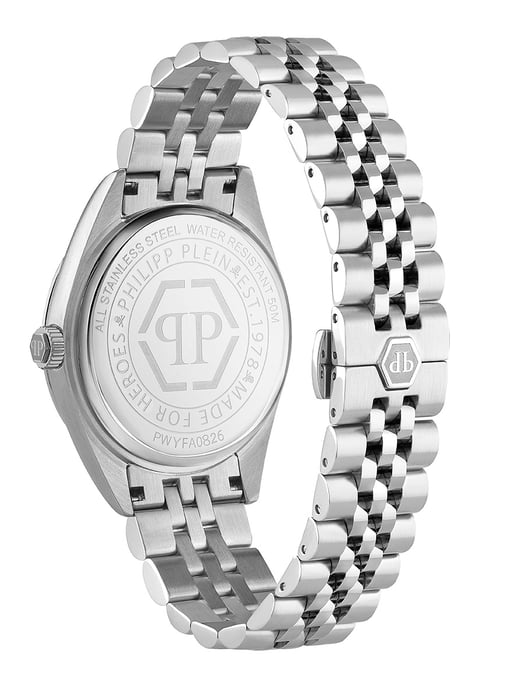 Philipp Plein Date Superlative Silber Damen Armbanduhr PWYFA0826 - Image 2