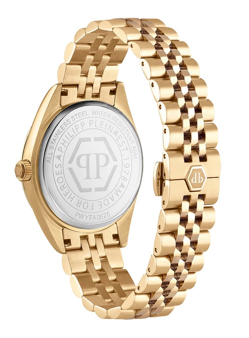 Philipp Plein Date Superlative Gold Damen Armbanduhr PWYFA0626 - Image 2