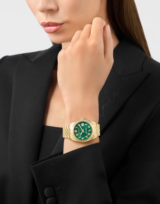 Philipp Plein Date Superlative Gold Damen Armbanduhr PWYFA0626 - Image 3