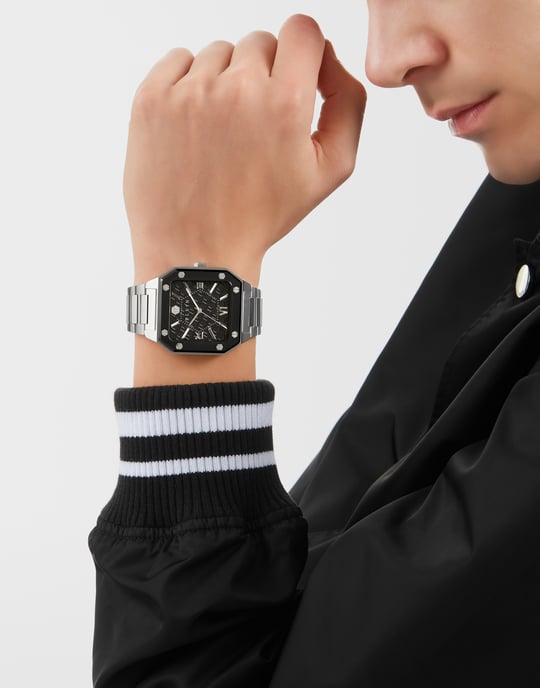 Philipp Plein Plein Edge Silber Herren Armbanduhr PWYGA0226 - Image 3