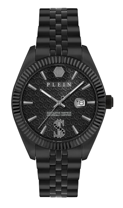 Philipp Plein Date Superlative Schwarz Herren Armbanduhr PWMFA1125 - Image 1
