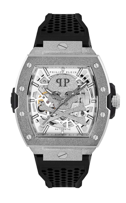 Philipp Plein The $keleton Frosted Schwarz Herren Armbanduhr PWJFA0925 - Image 1