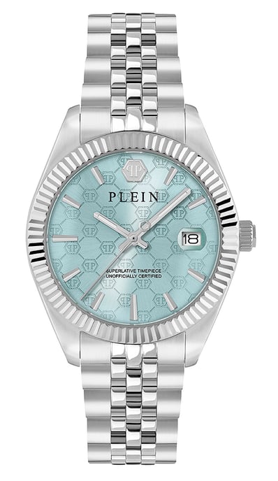 Philipp Plein Date Superlative Silber Damen Armbanduhr PWYFA0726 - Image 1