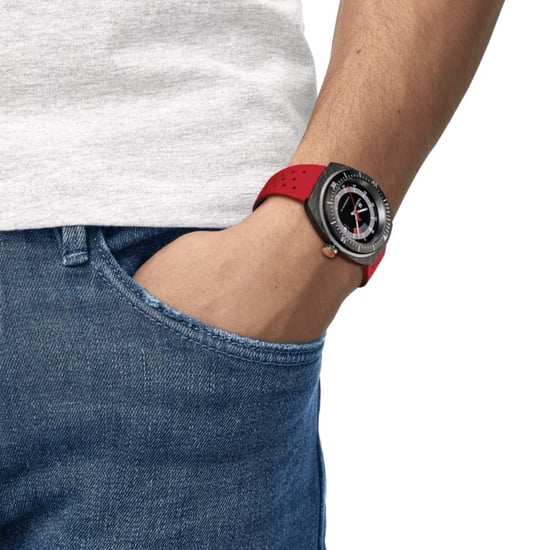 Tissot Sideral S Powermatic 80 Rot Unisex Armbanduhr T1454079705702 - Image 6