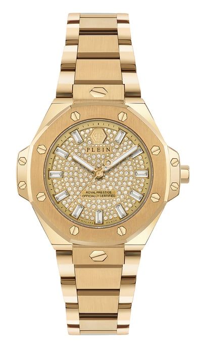 Philipp Plein Plein Royal Prestige Gold Damen Armbanduhr PW4FA0525 - Image 1
