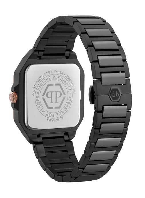 Philipp Plein Plein Edge Schwarz Herren Armbanduhr PWYGA0526 - Image 2