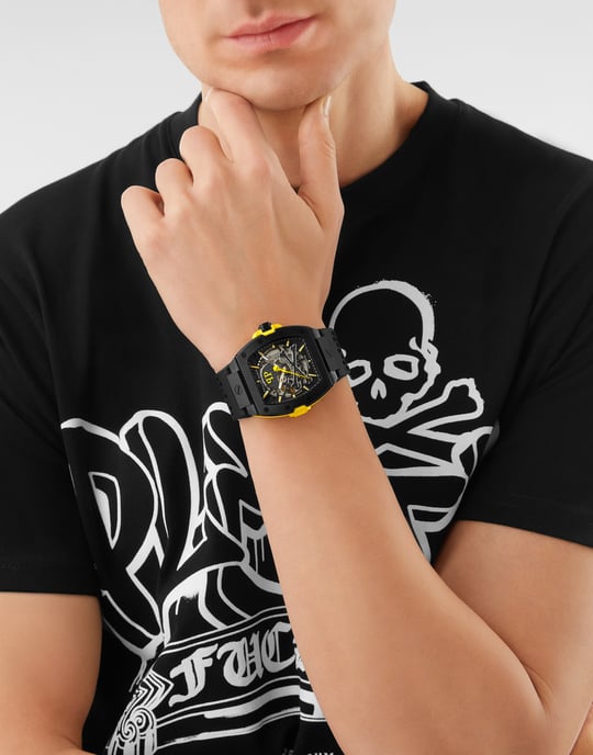 Philipp Plein The $keleton 2.0 Schwarz Herren Armbanduhr PWJFA1526 - Image 3