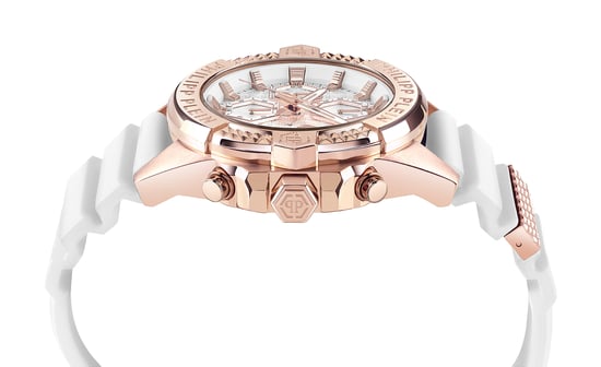Philipp Plein The $kull Chrono Weiß Herren Armbanduhr PWWFA0325 - Image 2