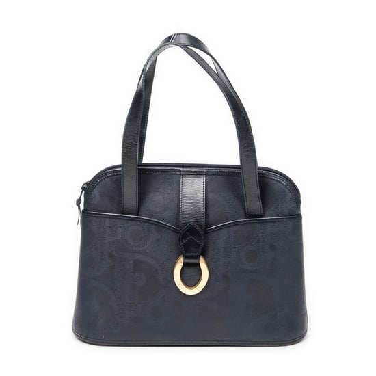 Vintage Front Pocket Dome Schultertasche - Image 1
