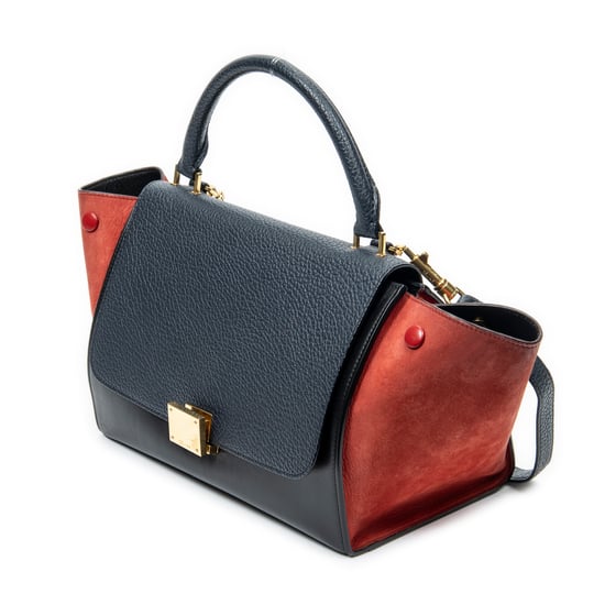 Small Tricolor Trapeze Schultertasche - Image 2