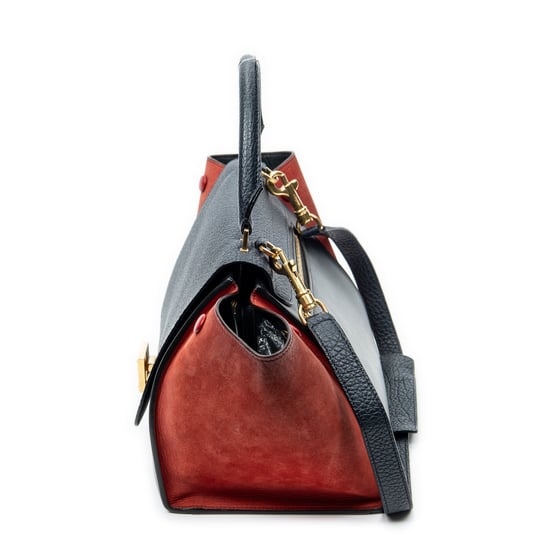 Small Tricolor Trapeze Schultertasche - Image 3