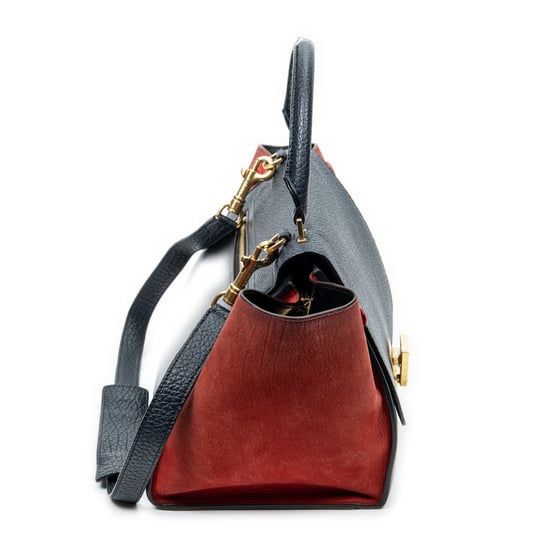 Small Tricolor Trapeze Schultertasche - Image 4