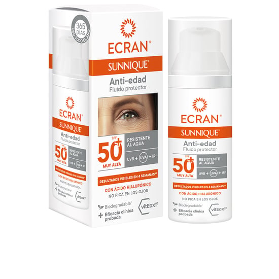 Ecran Sunnique Anti-aging-gesichtsbehandlung Spf50+ 50 ml - Image 1