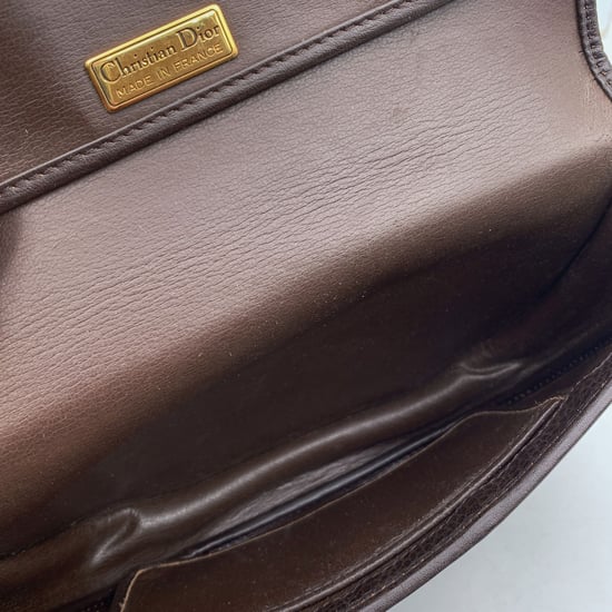 Dior Vintage Leder-Umhängetasche CD - Image 5