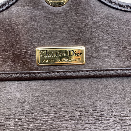Dior Vintage Leder-Umhängetasche CD - Image 6