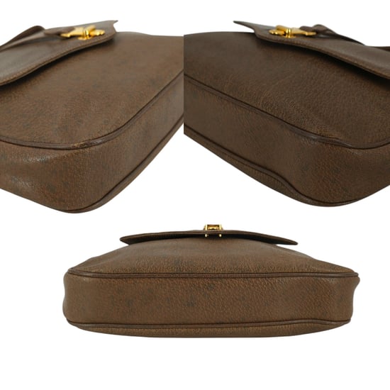 Gucci Vintage Leder-Umhängetasche Hobo - Image 4