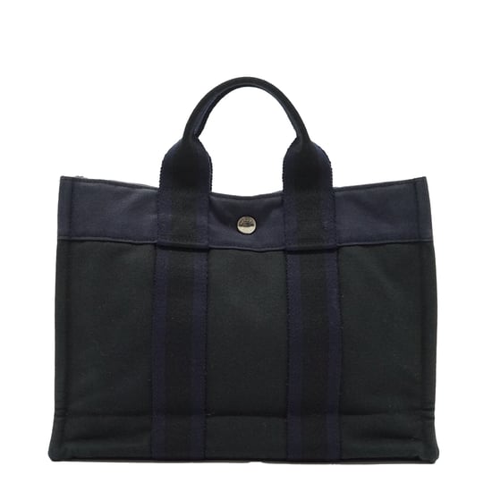 Hermes Vintage Stoffhandtasche Fourre-Tout - Image 2