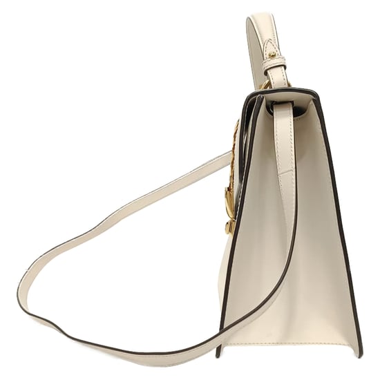 Gucci Medium Sylvie Henkeltasche aus weißem Leder - Image 3