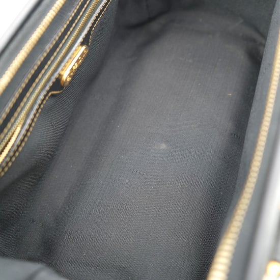 Fendi Vintage Stoffhandtasche Pequin Boston - Image 6