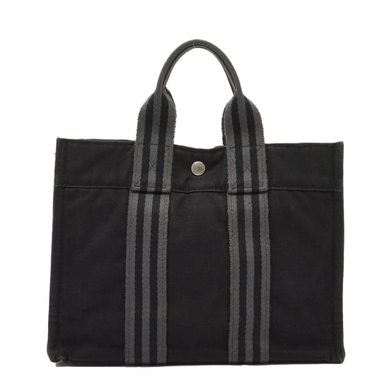 Hermes Vintage Stoffhandtasche Fourre-Tout - Image 2