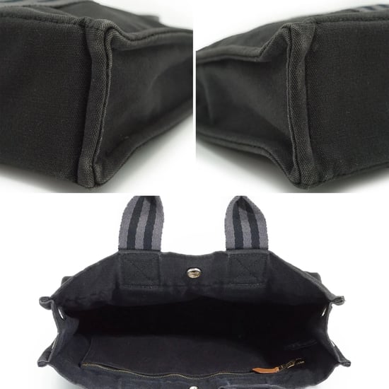Hermes Vintage Stoffhandtasche Fourre-Tout - Image 4