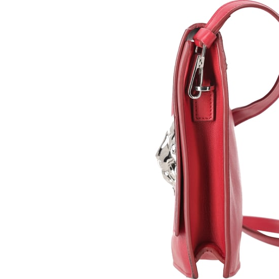 Versus Versace Medusa Flap Crossbody Bag aus rotem Leder - Image 2