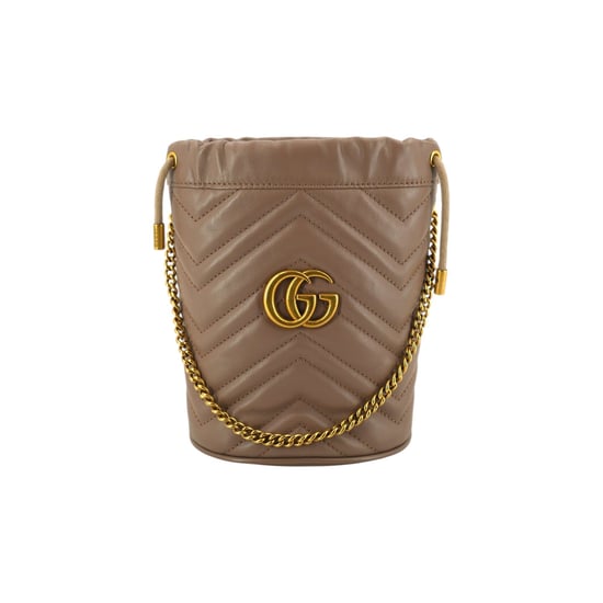 Gucci Leder-Schultertasche GG Marmont Bucket - Image 1