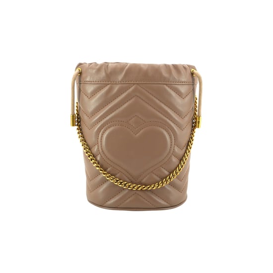 Gucci Leder-Schultertasche GG Marmont Bucket - Image 3