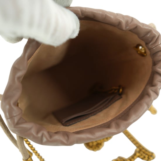 Gucci Leder-Schultertasche GG Marmont Bucket - Image 4