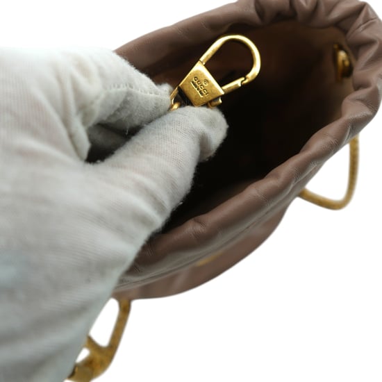 Gucci Leder-Schultertasche GG Marmont Bucket - Image 5