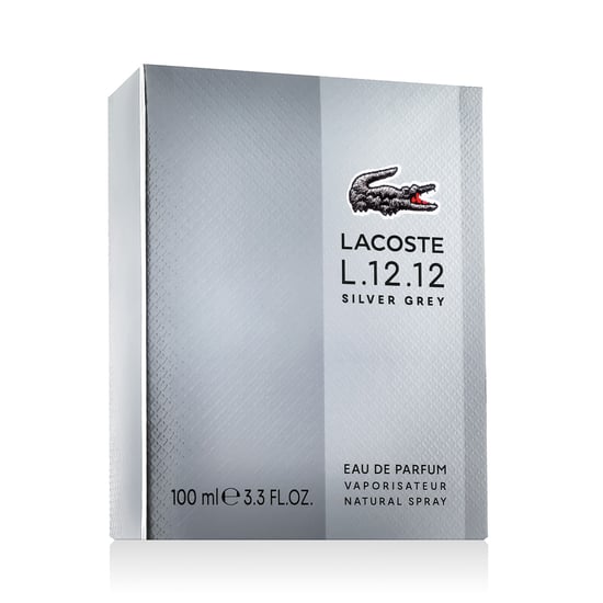 L.12.12 Silver Grey Eau De Toilette Spray 100 ml - Image 2