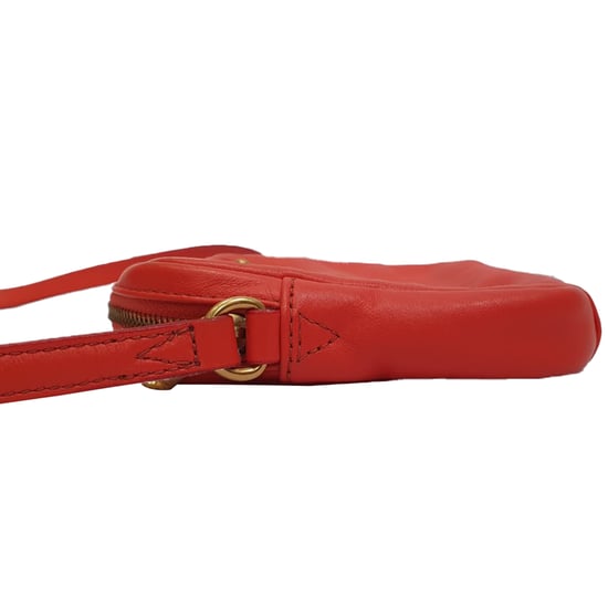 Marc by Marc Jacobs Schultertasche mit Logo-Plakette aus orangefarbenem Leder - Image 3