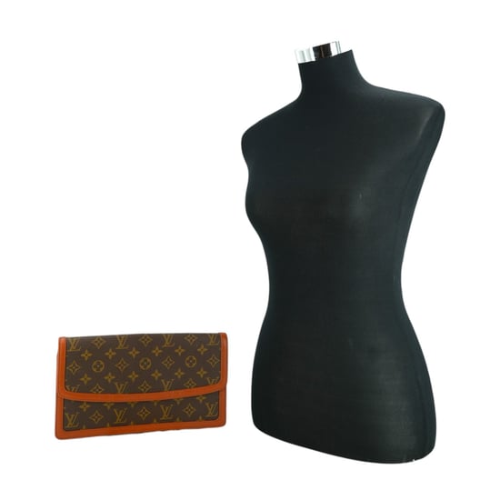 Louis Vuitton Vintage Stoff Clutch Bag Pochette Dame - Image 2