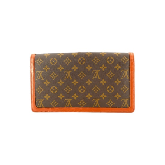 Louis Vuitton Vintage Stoff Clutch Bag Pochette Dame - Image 3