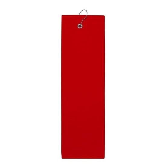 The One Towelling - Golf-Handtuch, Unifarben, Feuchtigkeitsabweisend (Rot) - Image 1