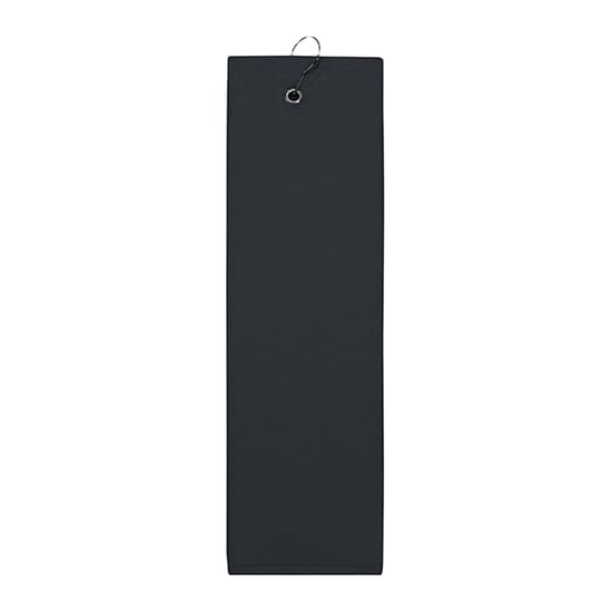 The One Towelling - Golf-Handtuch, Unifarben, Feuchtigkeitsabweisend (Schwarzgrau) - Image 1
