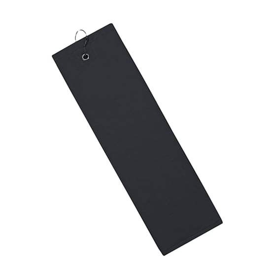The One Towelling - Golf-Handtuch, Unifarben, Feuchtigkeitsabweisend (Schwarzgrau) - Image 2