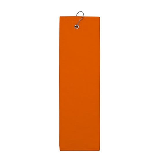 The One Towelling - Golf-Handtuch, Unifarben, Feuchtigkeitsabweisend (Orange) - Image 1