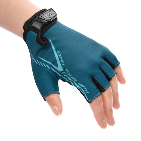 Meteor - Herren/Damen Unisex Radfahrer-Handschuhe "MX11" - Polyester, Nylon, Polyurethan, Elastan (Blau) - Image 3