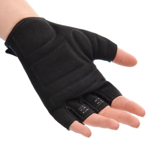 Meteor - Herren/Damen Unisex Radfahrer-Handschuhe "MX11" - Polyester, Nylon, Polyurethan, Elastan (Blau) - Image 4