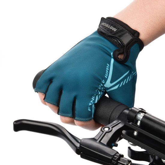 Meteor - Herren/Damen Unisex Radfahrer-Handschuhe "MX11" - Polyester, Nylon, Polyurethan, Elastan (Blau) - Image 5