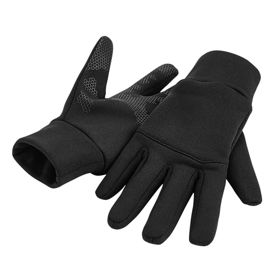 Beechfield Unisex Softshell-Handschuhe für Erwachsene (Schwarz) - Image 1