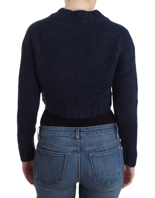 John Galliano Blau kurz geschnittener Cardigan - Image 3