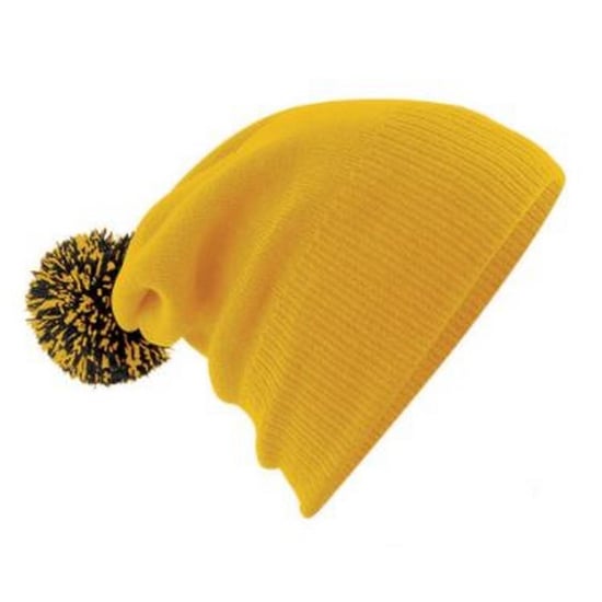 Beechfield - Mütze für Herren/Damen Unisex (Gold/Schwarz) - Image 2