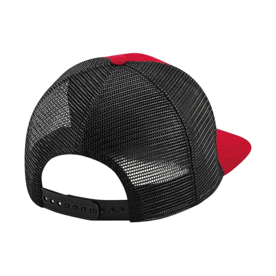 Beechfield - "Original" Trucker Cap Flacher Schirm (Rot/Schwarz) - Image 2