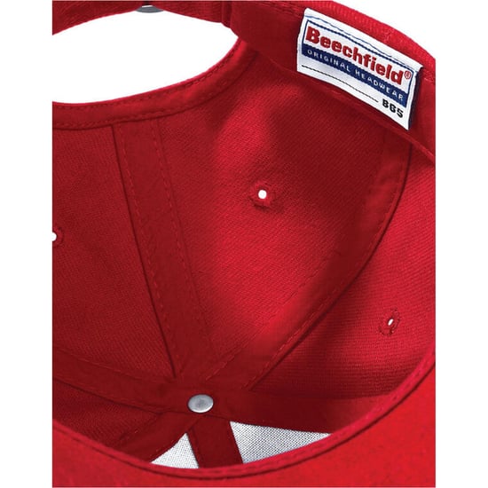 Beechfield - "Pro-Style" Baseball-Mütze für Herren/Damen Unisex (Rot) - Image 3