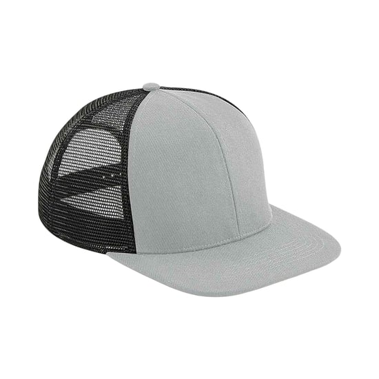 Beechfield - "Original" Trucker Cap Flacher Schirm (Grau/Schwarz) - Image 1